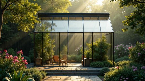 Choisir sa serre en verre pour jardin : élégance et robustesse