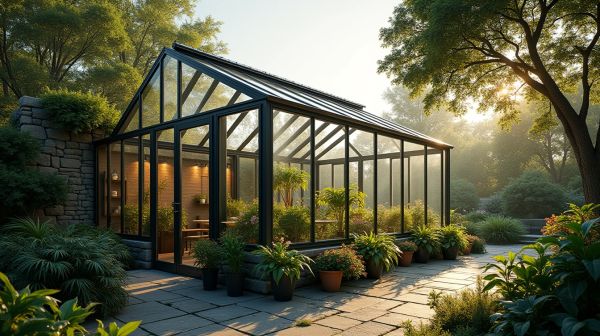 Choisir sa serre en verre pour jardin : élégance et robustesse